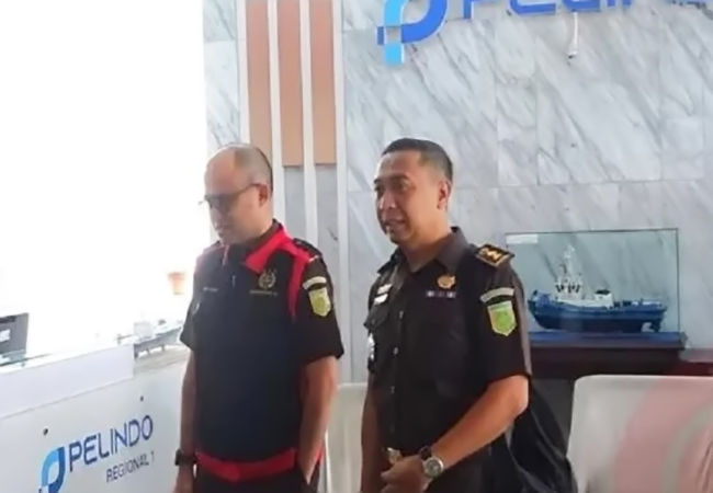 Pelindo Belawan Digeledah Pidsus Kejatisu Terindikasi Korupsi 2 Unit Kapal