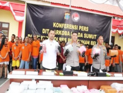 Periode Januari-Agustus Polda Sumut Ungkap 238 Kasus Narkoba Di Belawan